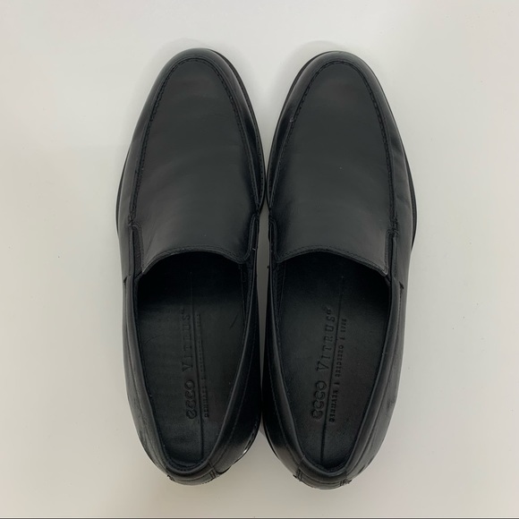 ECCO Vitrus Men’s Solid Black Slip On Rounded Almond Toe Loafers Size EU46 US 12 - Picture 14 of 15